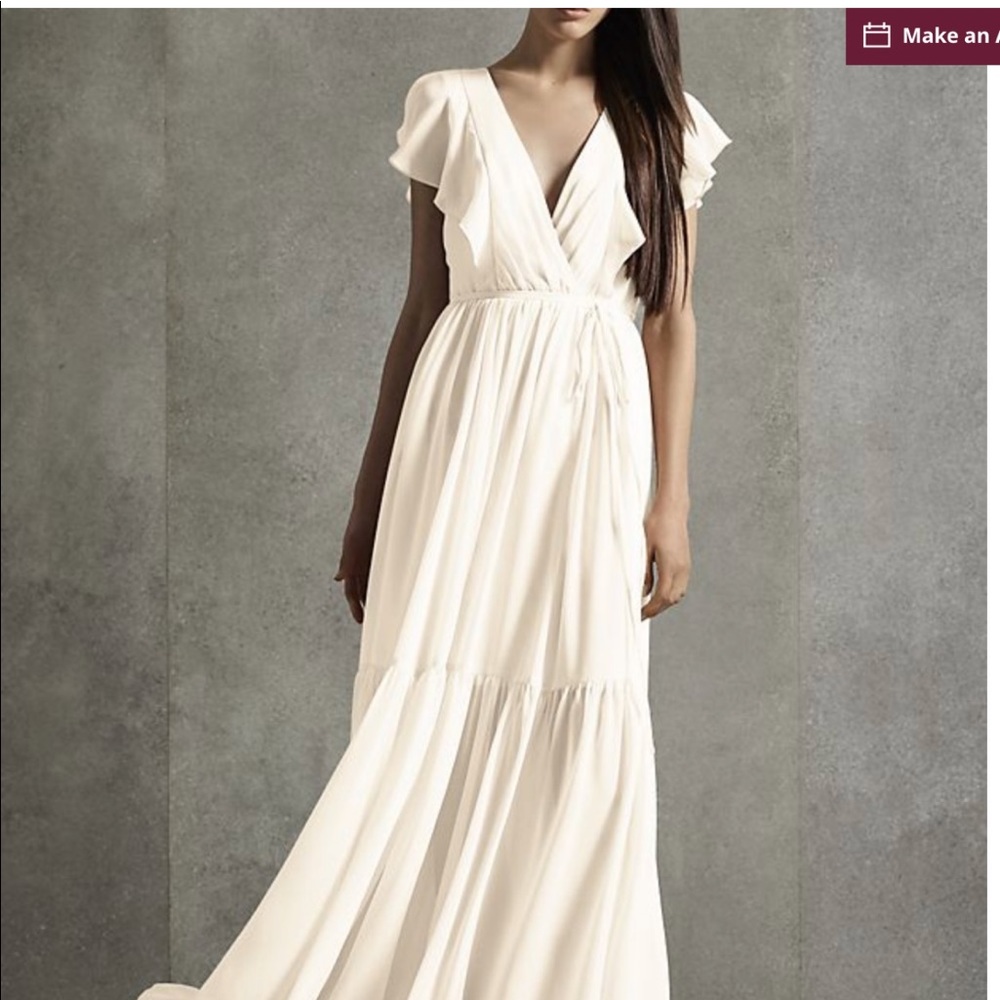 Vera Wang White , bridesmaids dress